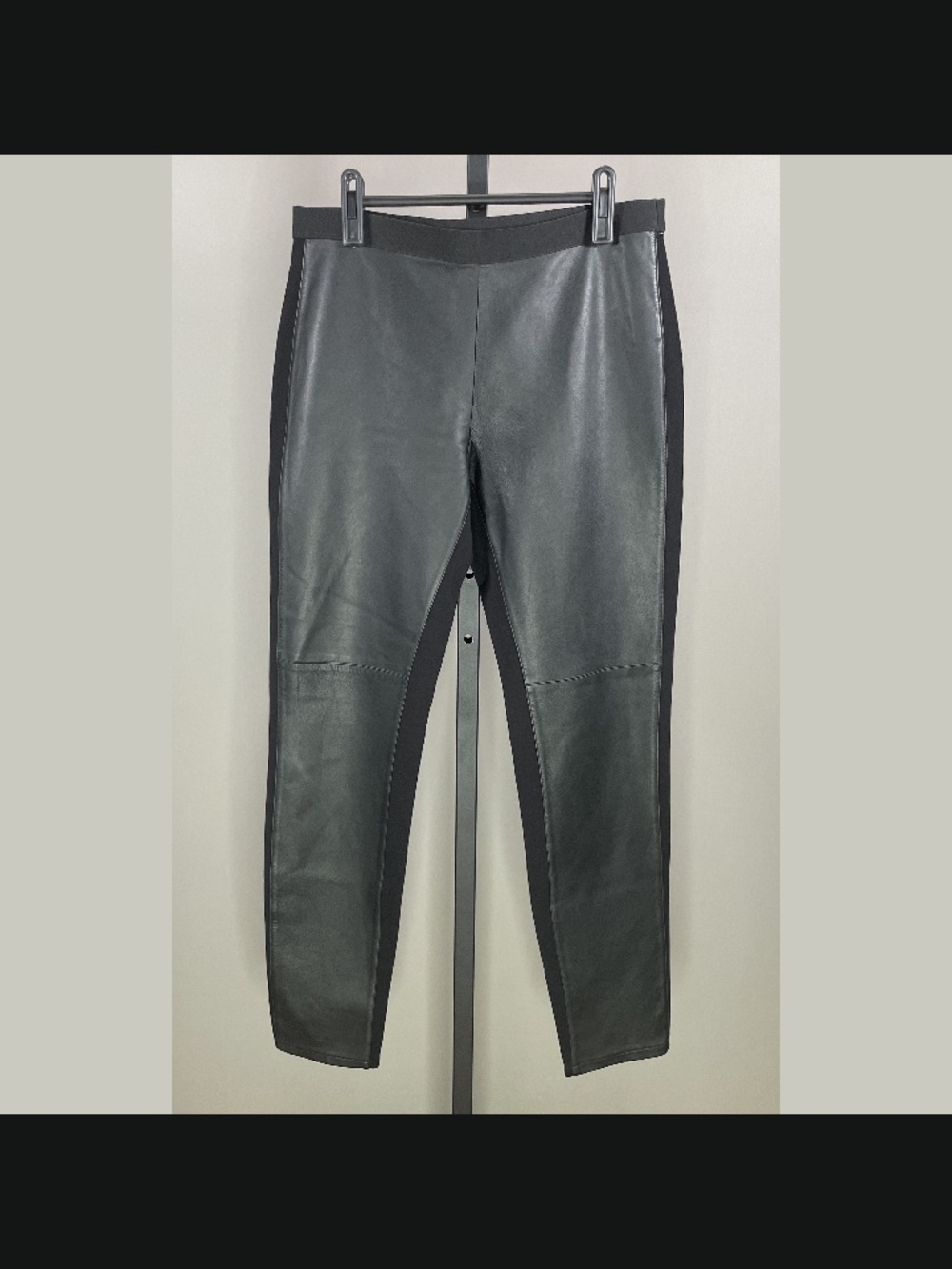 Eileen Fisher Pants Womens Small faux leather skinny leggings moto city